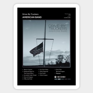 Drive-By Truckers - American Band Tracklist Album Magnet